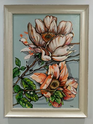 Декември,<br /> Омайниче,<br /> техника: акрил, <br />размер: 50/70 см,<br /> цена: 400 лв.