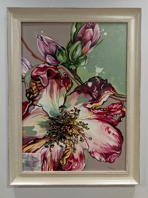 Септември,<br /> Шипкова роза,<br /> техника: акрил, <br />размер: 50/70 см,<br /> цена: 400 лв.