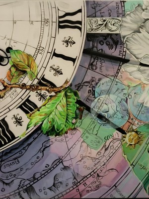 Хроноласка<br />размер: 60/90см.<br /> техника: Акрил