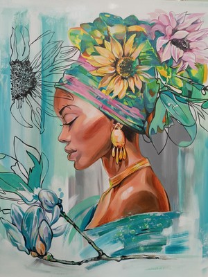 Сензитивност<br />размер: 60/60см.<br /> техника: Акрил