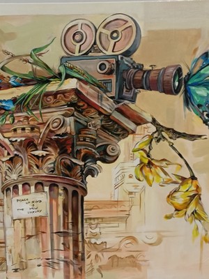 Време и съзнание<br />размер: 70/70см.<br /> техника: Акрил